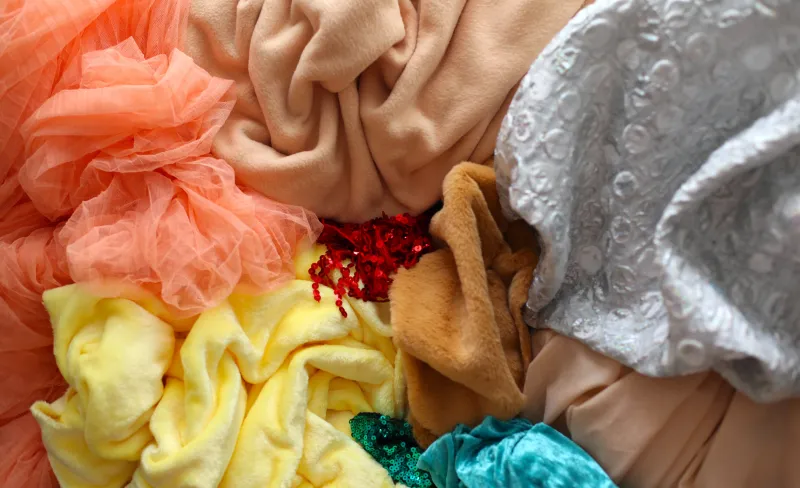 Foto: Textiles que formarán parte de la exposición jugable de la artista María Jerez en Matadero Madrid