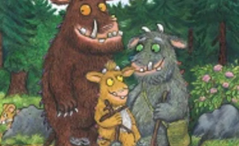Ilustración de seres fantásticos peludos