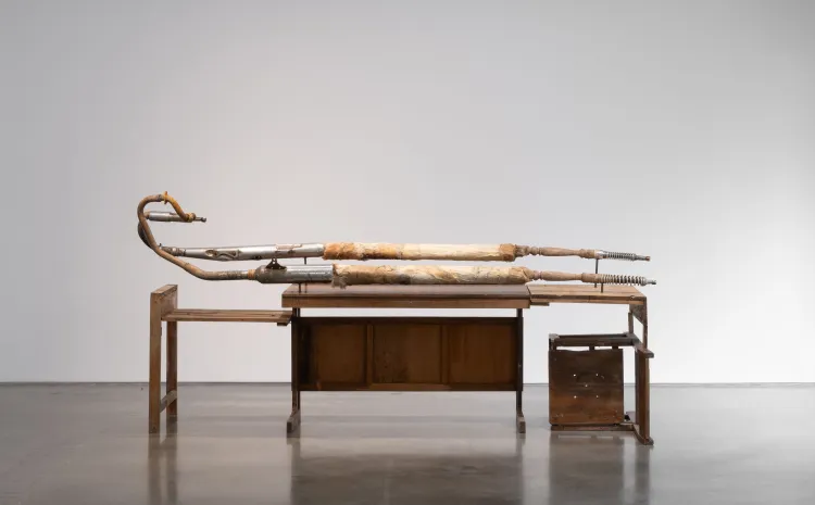 Mesa en espacio diáfano