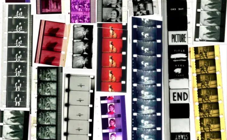 Una serie de fotogramas de colores