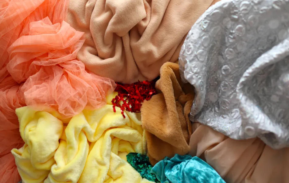 Foto: Textiles que formarán parte de la exposición jugable de la artista María Jerez en Matadero Madrid