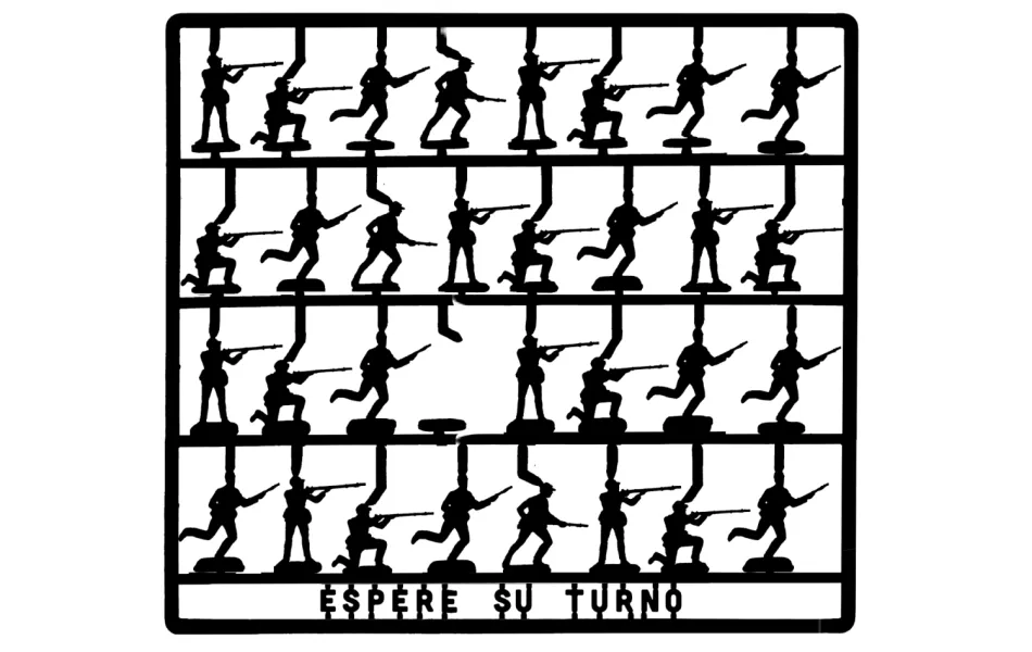 Siluetas recortables de soldaditos