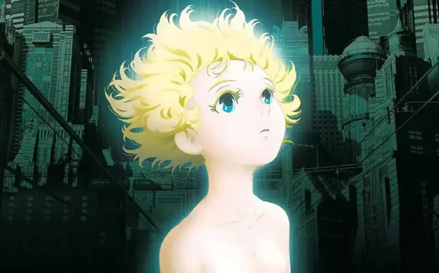 Dibujo niña rubia estilo manga