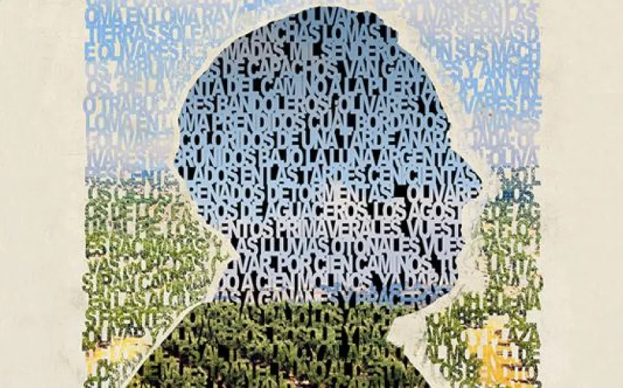 De la serie Poemas visuales a Machado, por Edu Barbero.