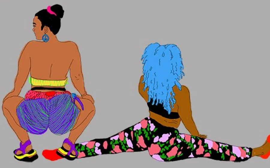Fátima Guariota, ilustración twerking (2016)