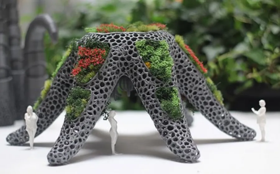 Las plantas tambien miran a las estrellas. Dialogos interespecie para un jardin bionico UH513 (Maria Castellanos + Alberto Valverde)