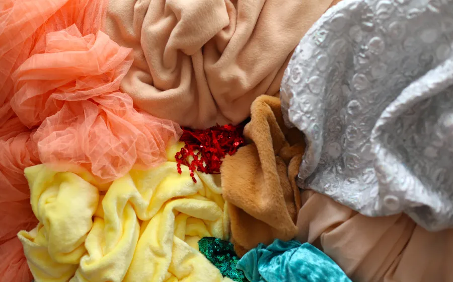 Foto: Textiles que formarán parte de la exposición jugable de la artista María Jerez en Matadero Madrid