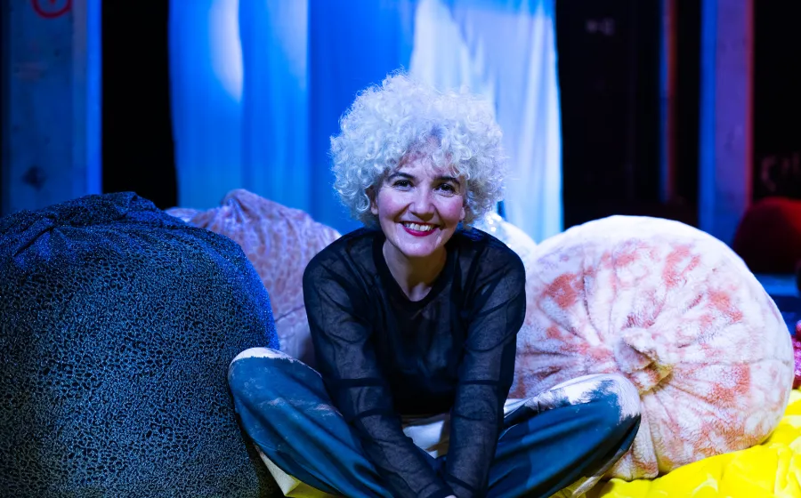 Retrato de Maria Jerez sonriendo