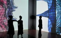 Se Mi Sei Vicino, 2006-7 Interactive performance / Electric-Field Sensing responsive environment Summer Yen
