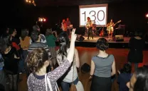 Martin Creed and his band