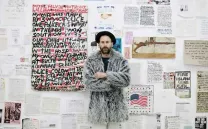 Kenneth Goldsmith at Street Poets and Visionaries Mercer Union. Toronto, 2009   © C. Jones