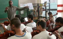 El profesor de violín