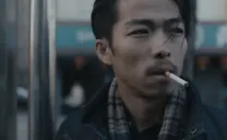 AN ELEPHANT SITTING STILL