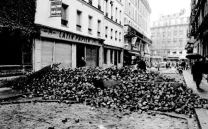 Michel Baron. Rue Racine, París 25 de mayo de 1968