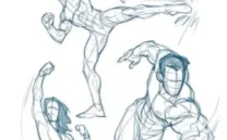 bocetos de superhéroes