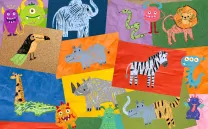 Recortes de dibujos infantiles de animales