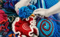 tejidos de colores